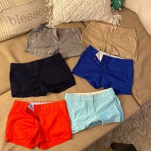 J Crew women’s Chino Shorts Bundle